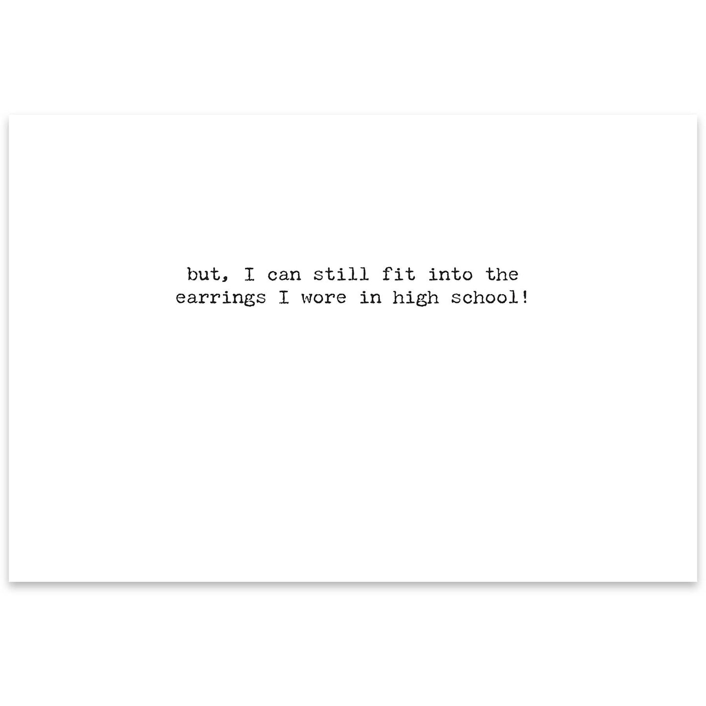 Don't Brag Greeting Card