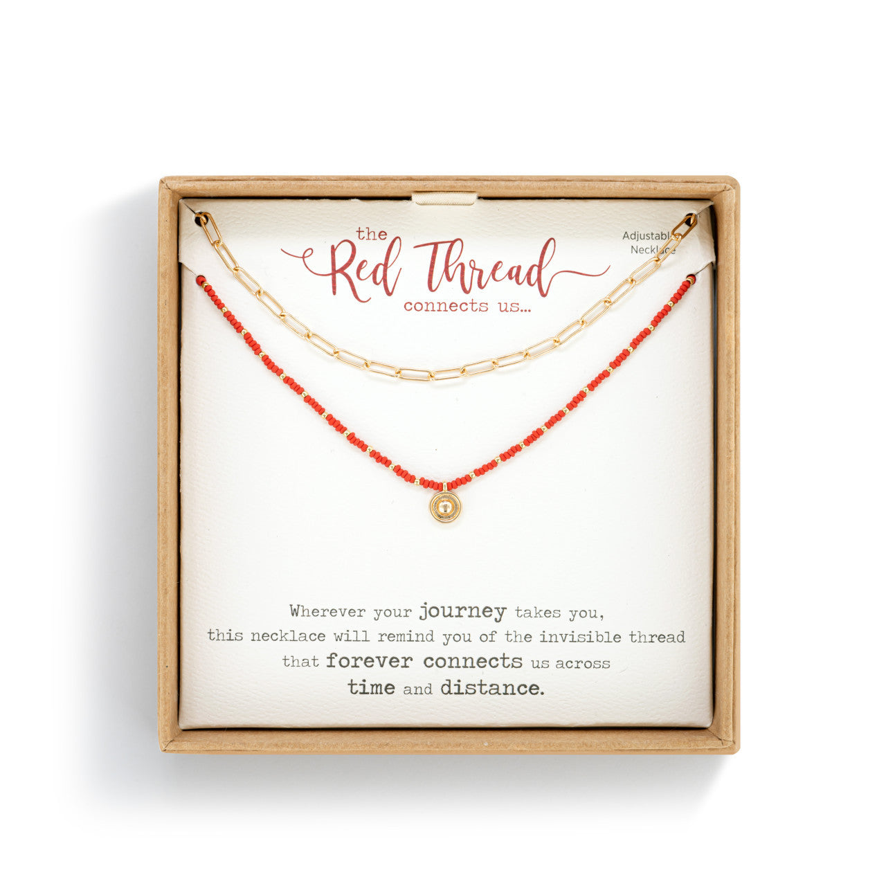 Demdaco Red Thread Necklace