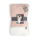 Demdaco Hooded Wrap Rose Cloud