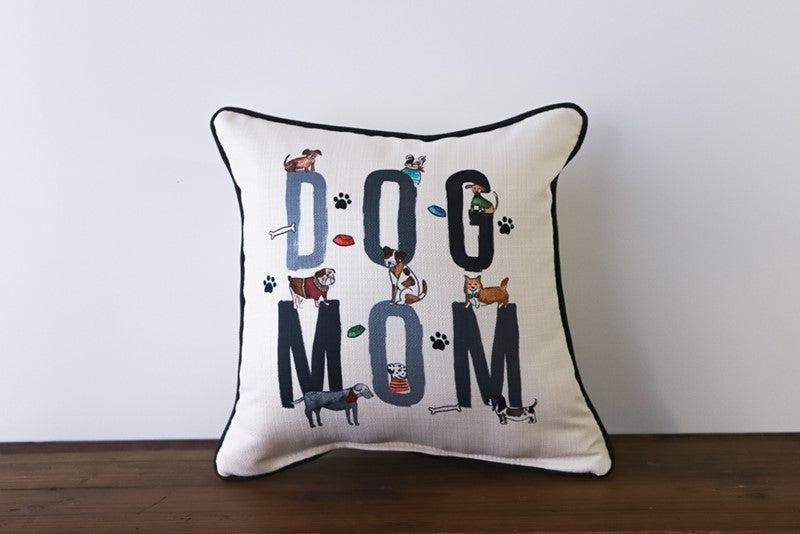 Little Birdie Dog Mom Pillow