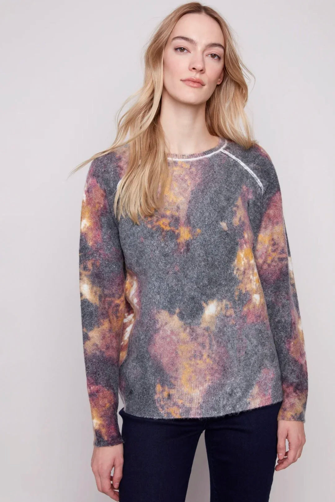 Charlie B Reversible Sweater in Ombre
