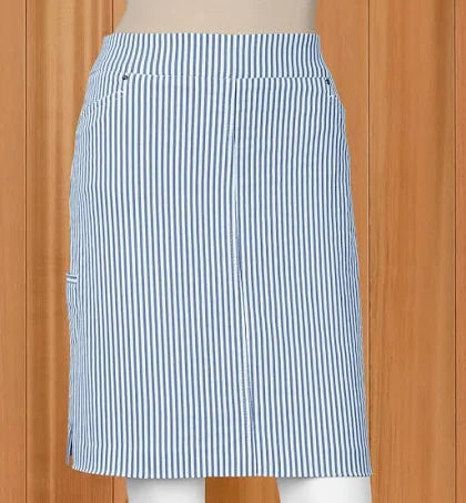 Renuar Skort Chambray Stripe