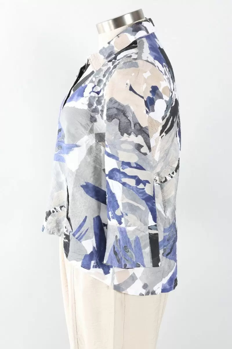 Olivia by Habitat Crinkle Snap Front Shirt/Jacket