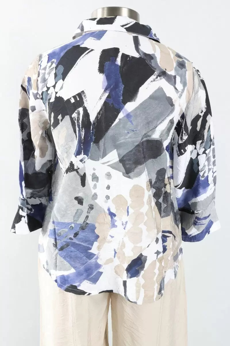 Olivia by Habitat Crinkle Snap Front Shirt/Jacket