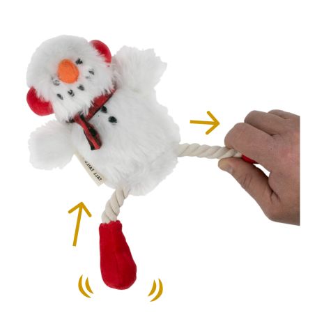 Tall Tails Rope Snowman