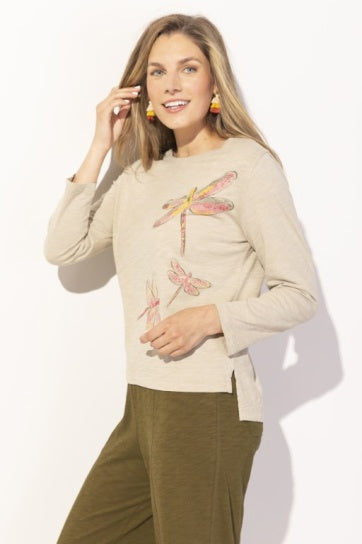 Escape Dragon Fly Long Sleeve Boxy Tee