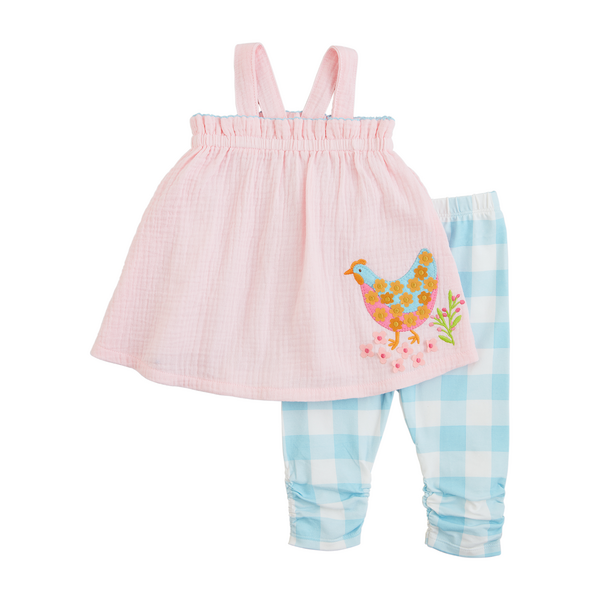Mud Pie Chicken Tunic w Capris