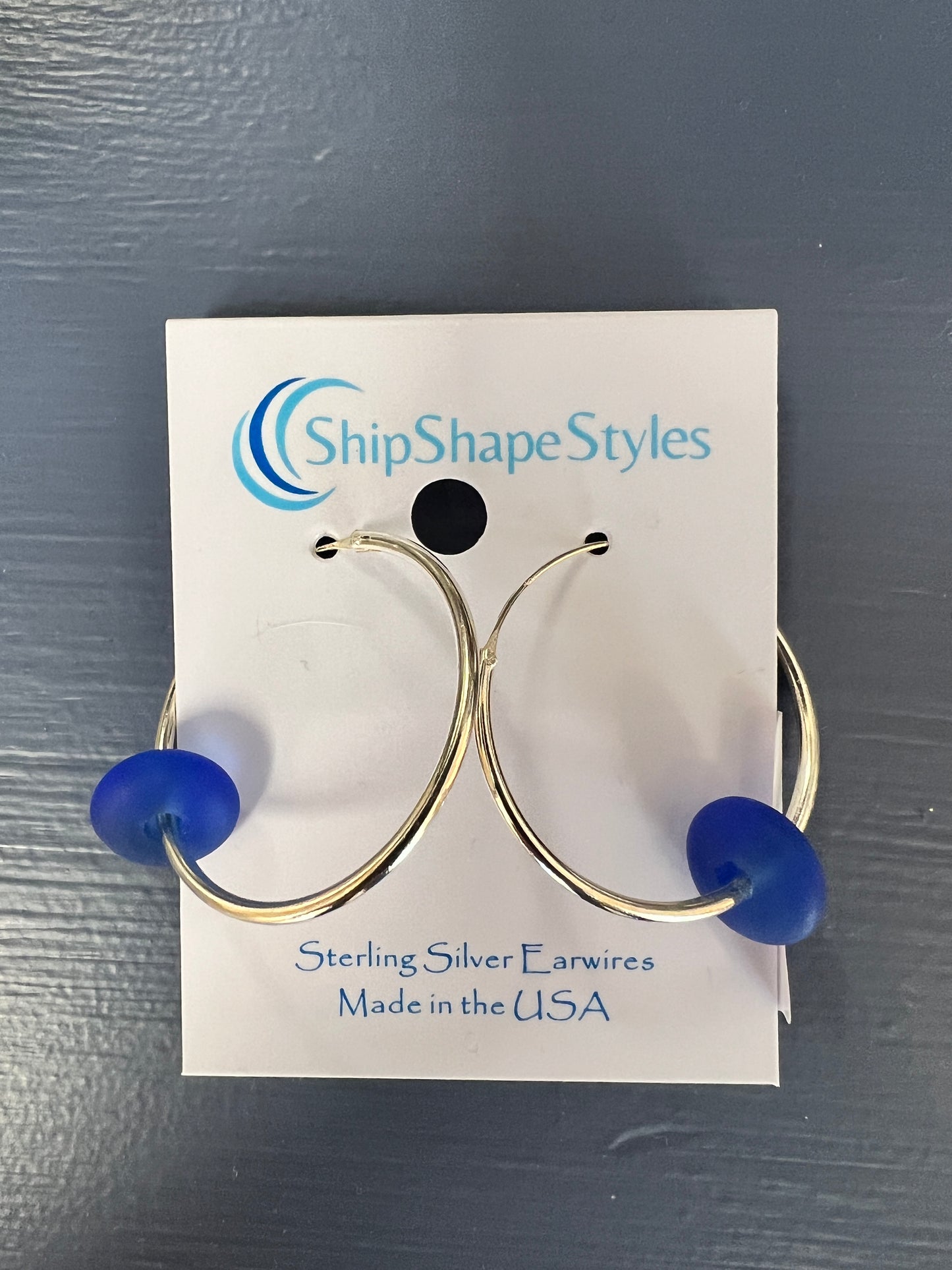 Ship Shape Hoops with Single glass