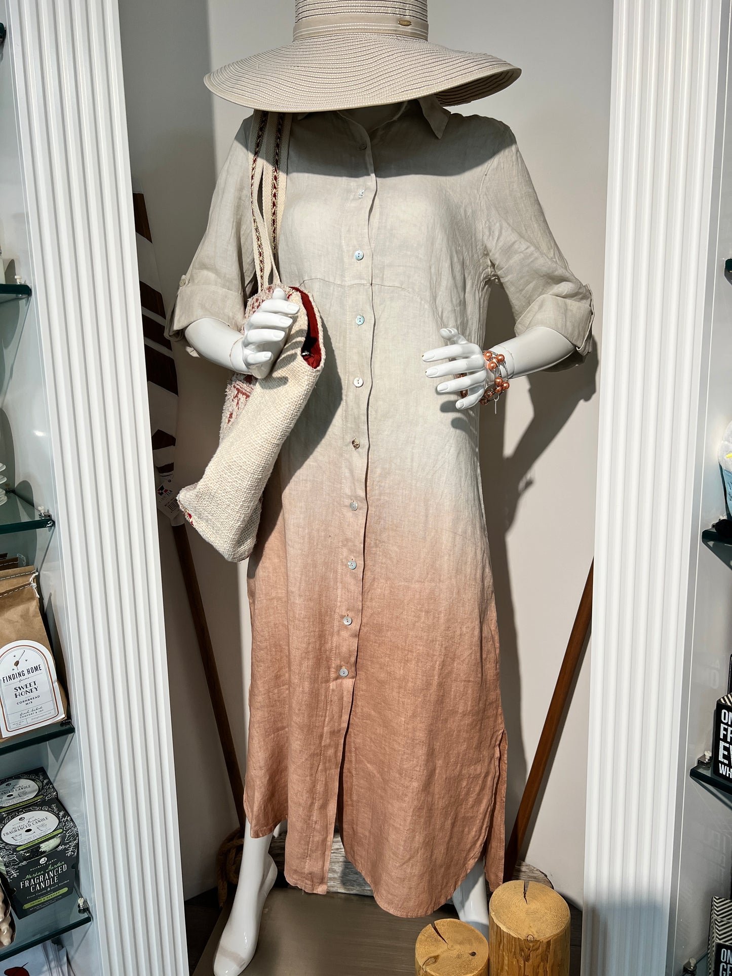 Charlie B Natural Ombre Tunic Duster