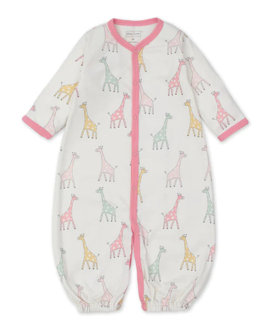 Kissy Giraffe Gown Pink