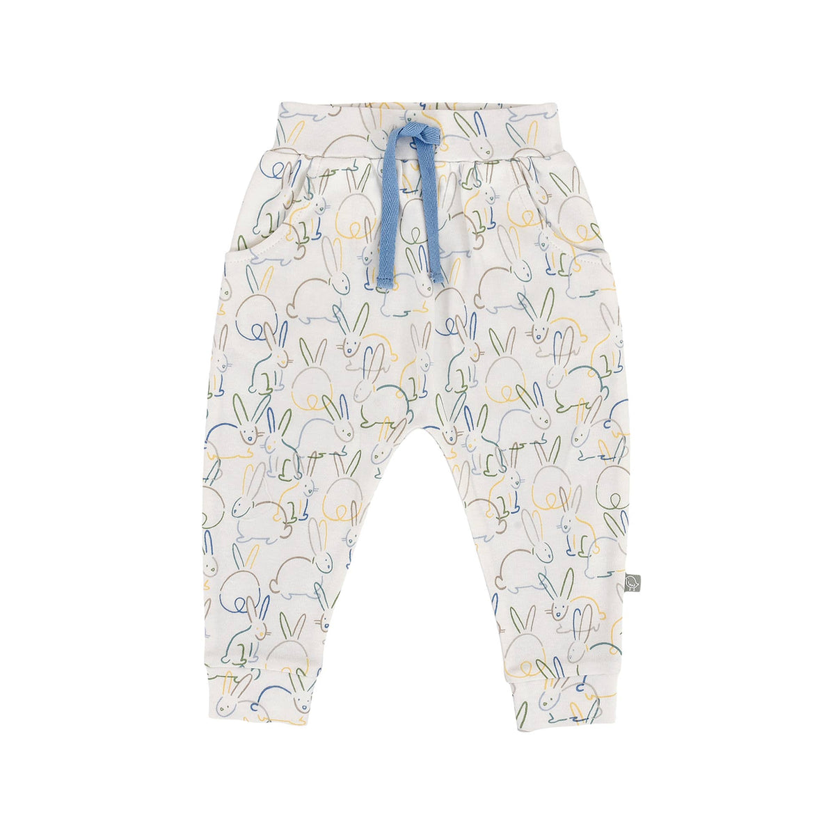 Baby lounge organic pants | bunnies