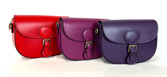 JiJou Leather Saddlebag Cross Body