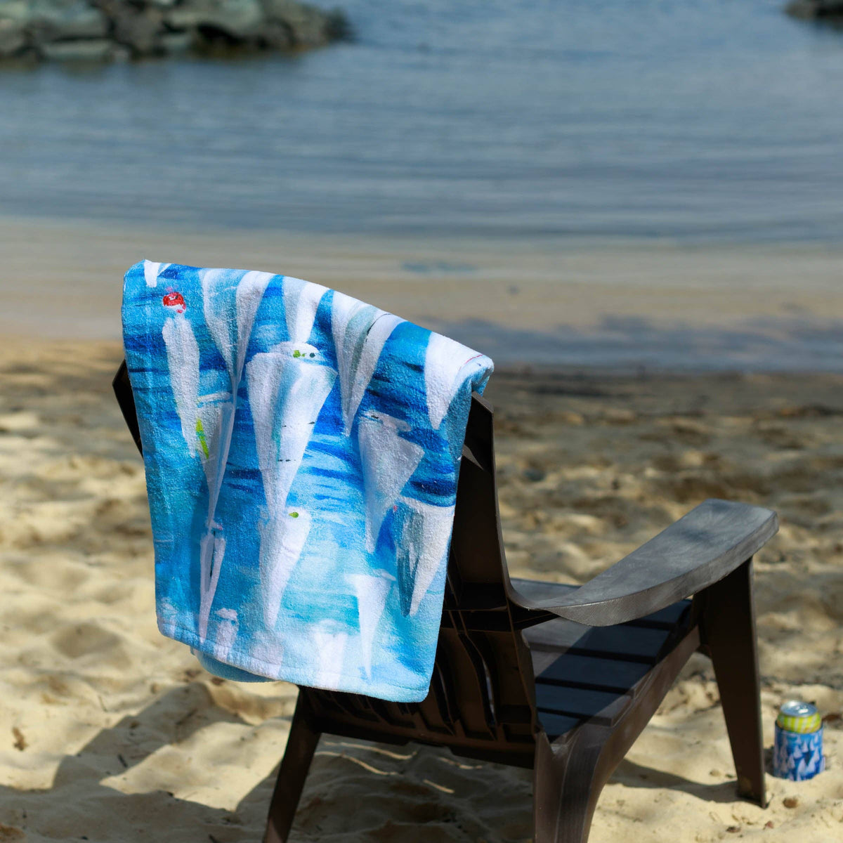 Oversized Beach Towel - Race Day