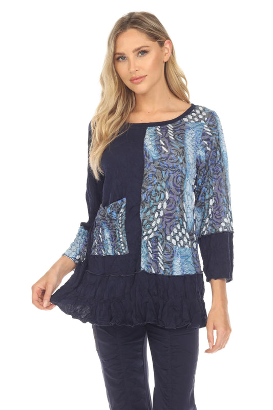 Carine Madison Top Crystal Swirl