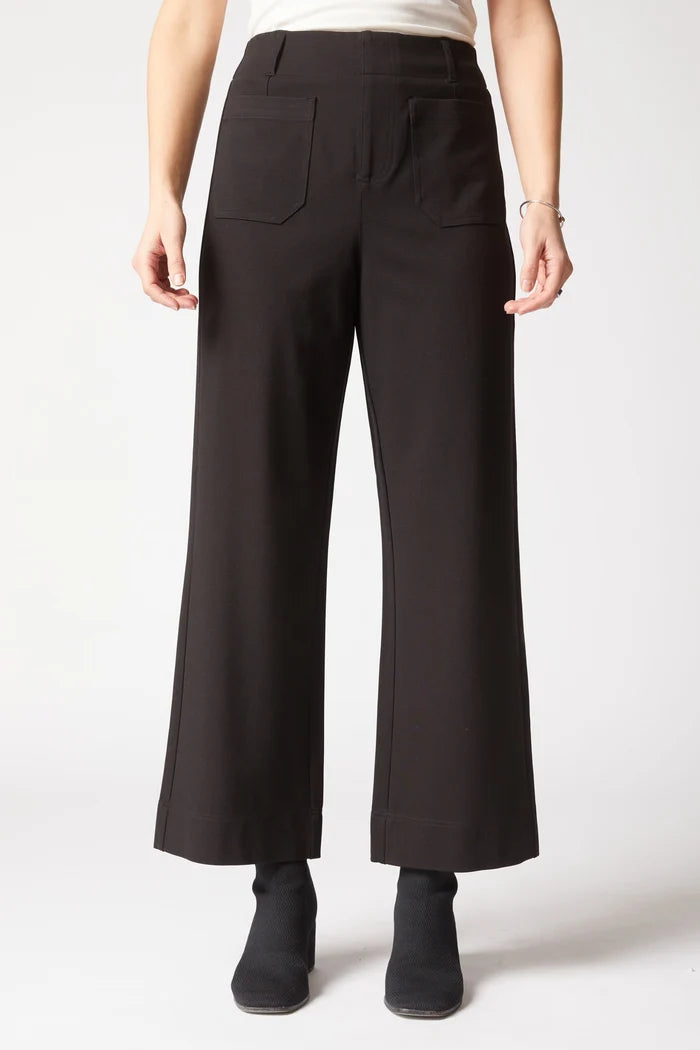 Habitat Black Luxe Ponte Flood Pants