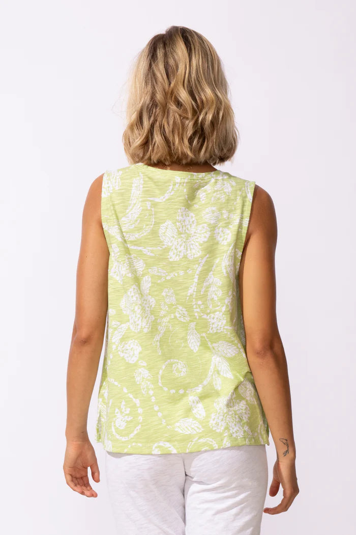 Escape Cotton Tank Kiwi