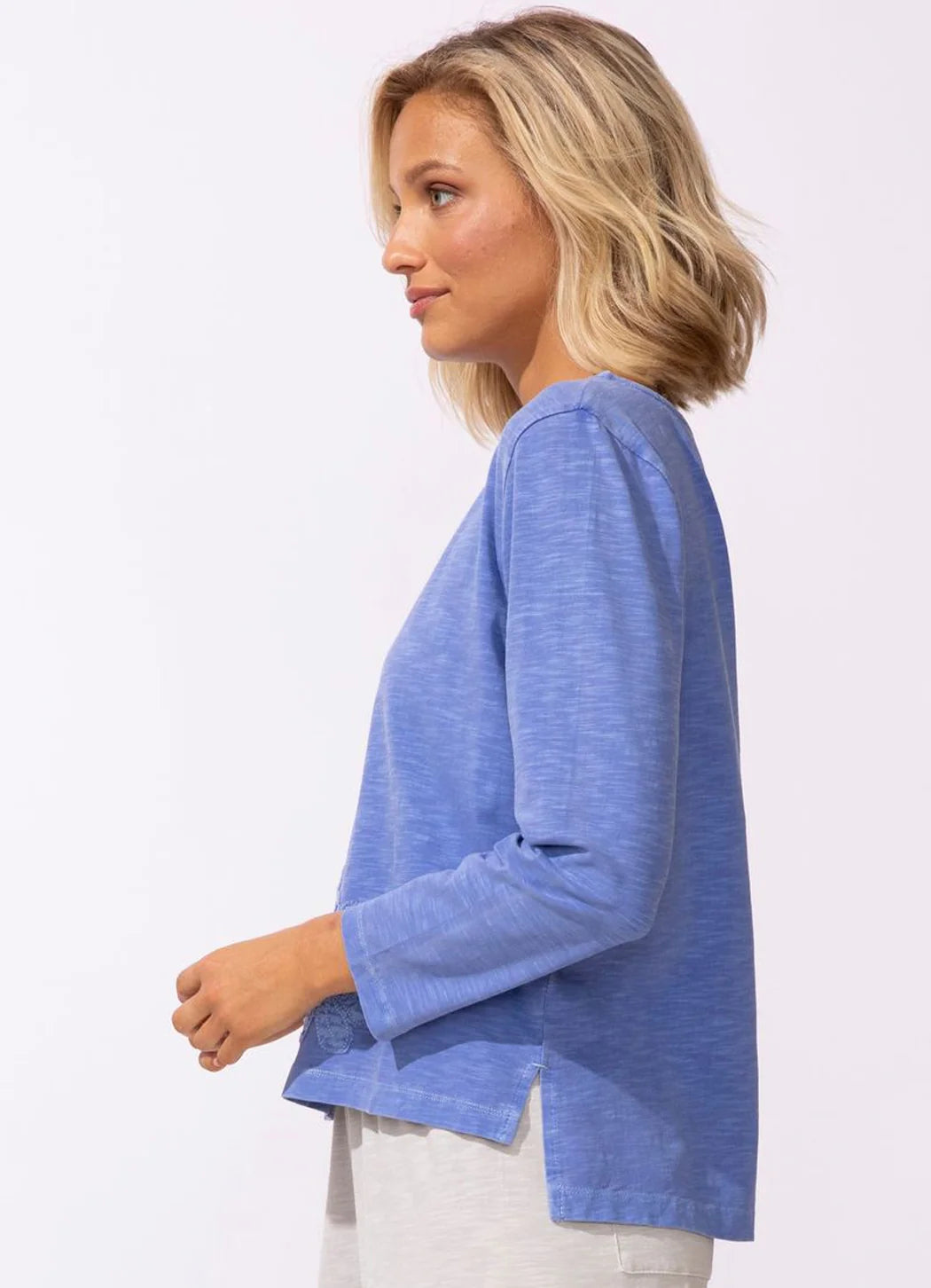 Escape Applique Boxy Tee in Baja