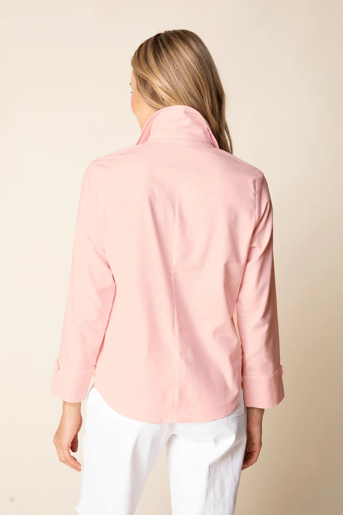Habitat Travel Shirt Tab Detail in Blush
