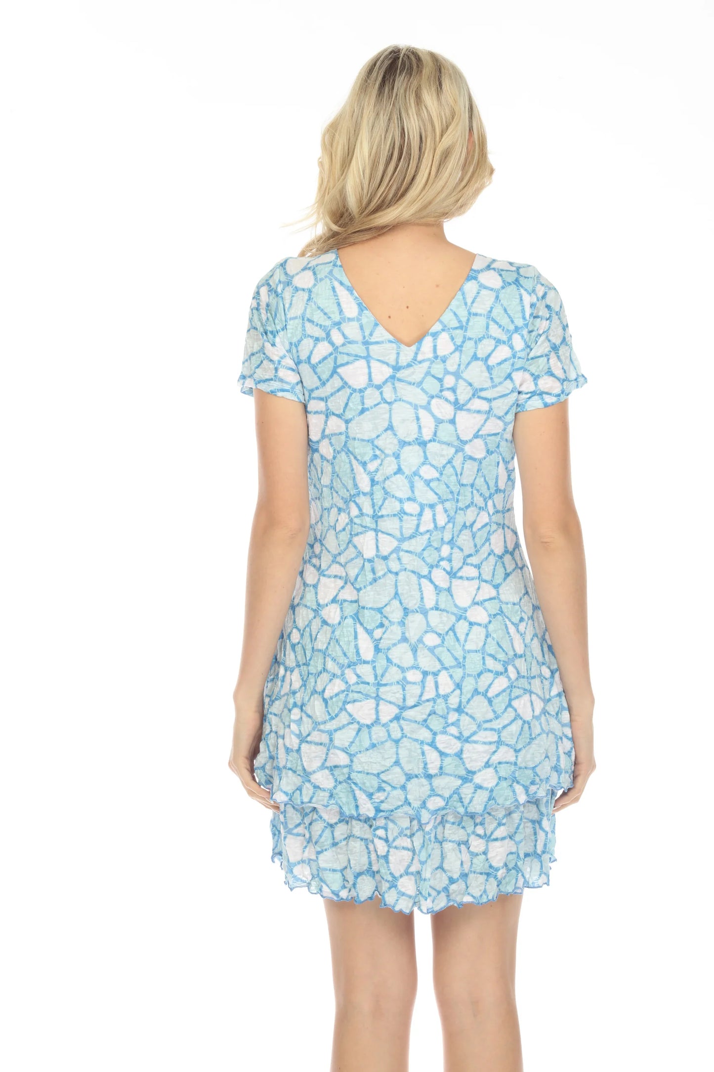 Carine Daisy Dress in Glacier Stone