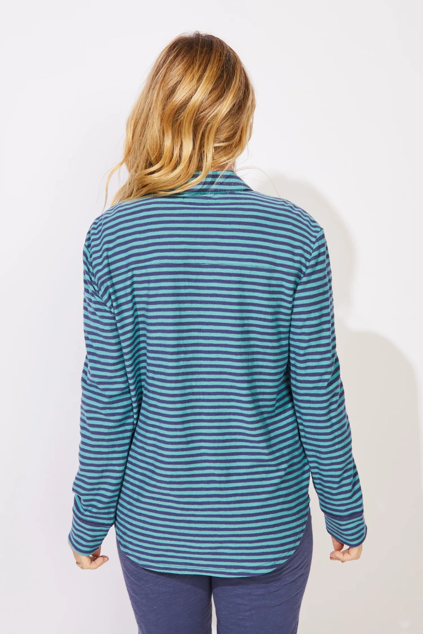 Habitat Verona Stripe Collared Tee