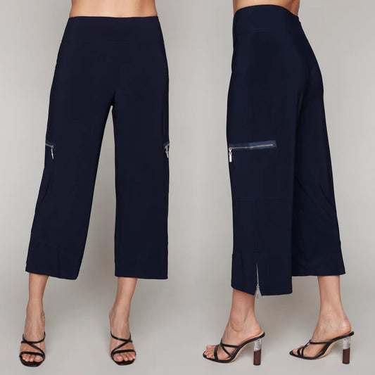 Compli K 3/4 length Zipper Pants Navy