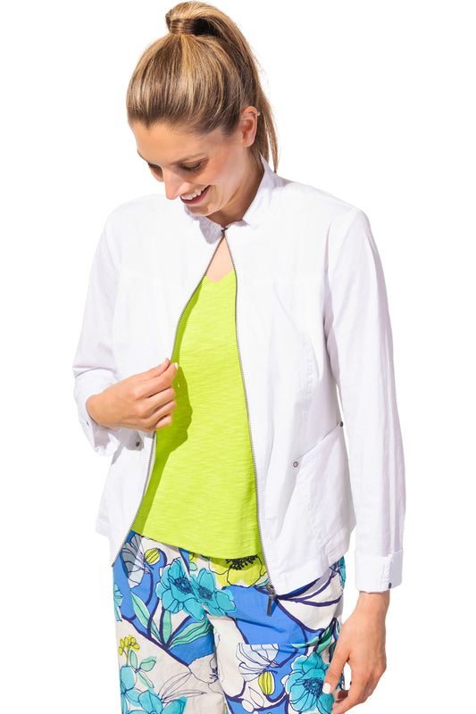 Escape Sun Washed Jacket White