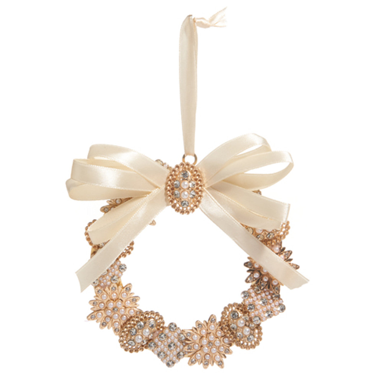 Raz Jeweled Wreath Ornament