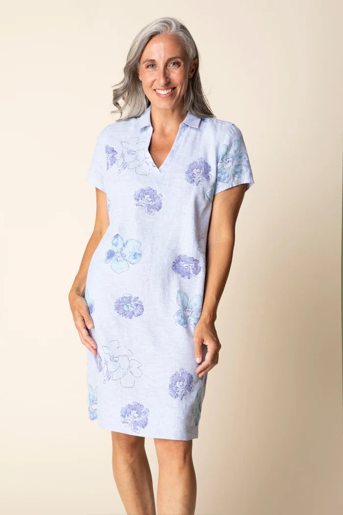 Habitat Floral Linen Jill Dress
