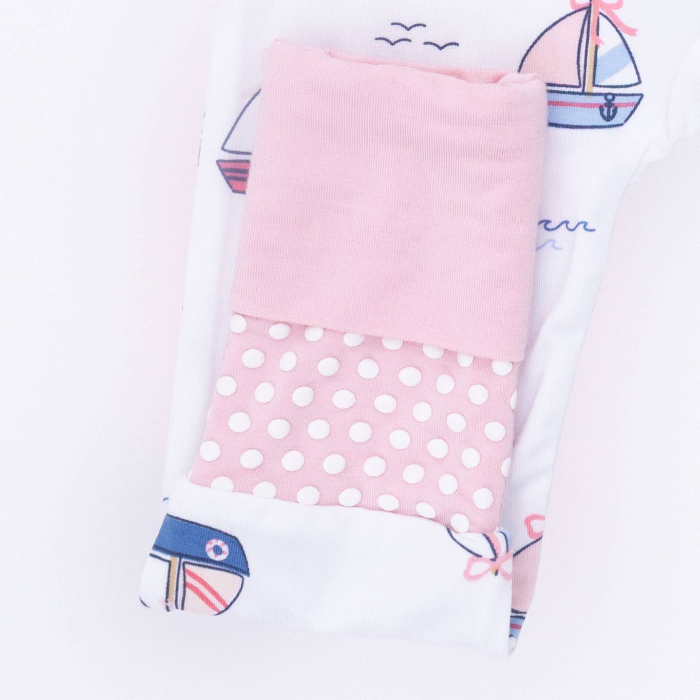 Bubbly Sailboats Pink - Convertible Romper