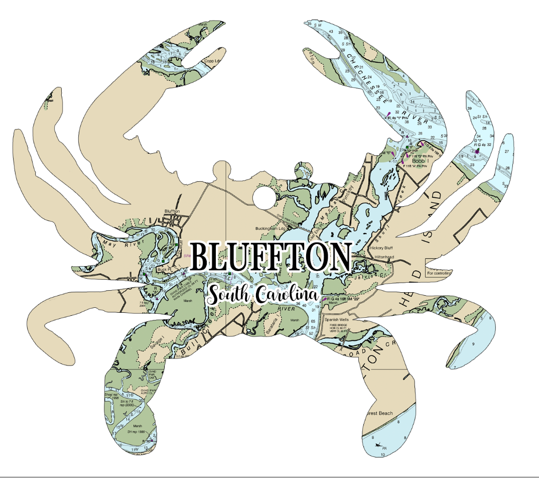 Map Mom Pawson  Crab Ornament