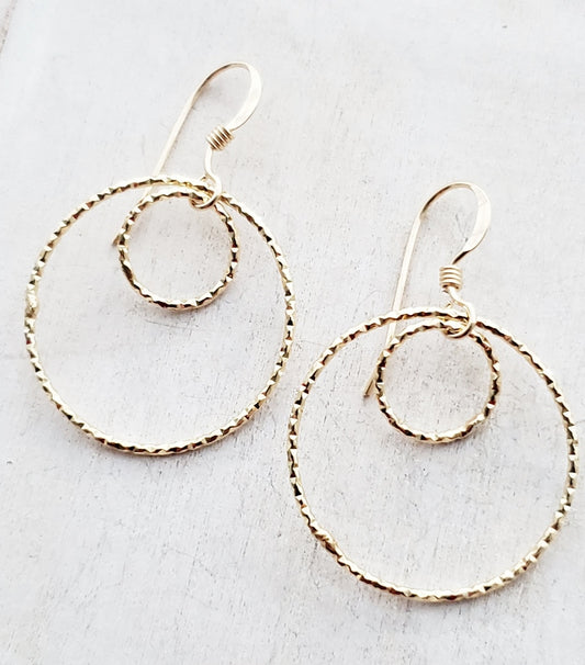 Sosie Design Double Circle Earrings