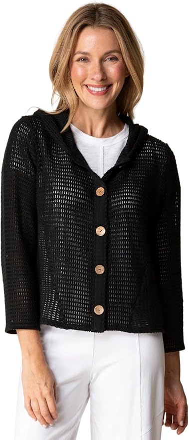 Habitat Summer Breeze Cardigan in Black
