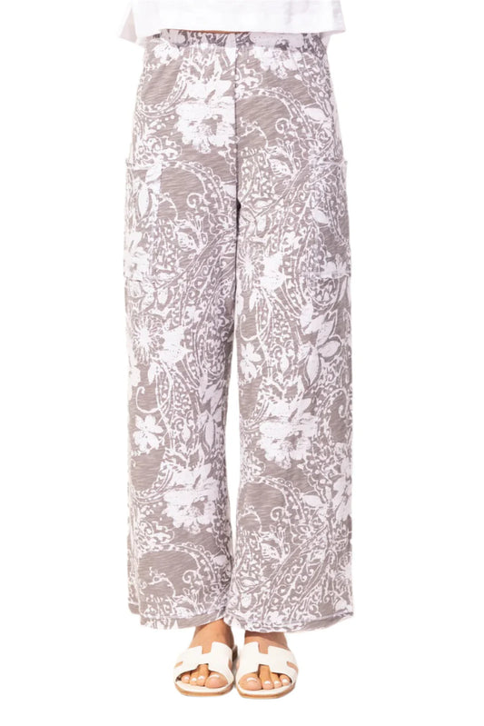 Escape Paisley Scroll  Pocket Flood Fog