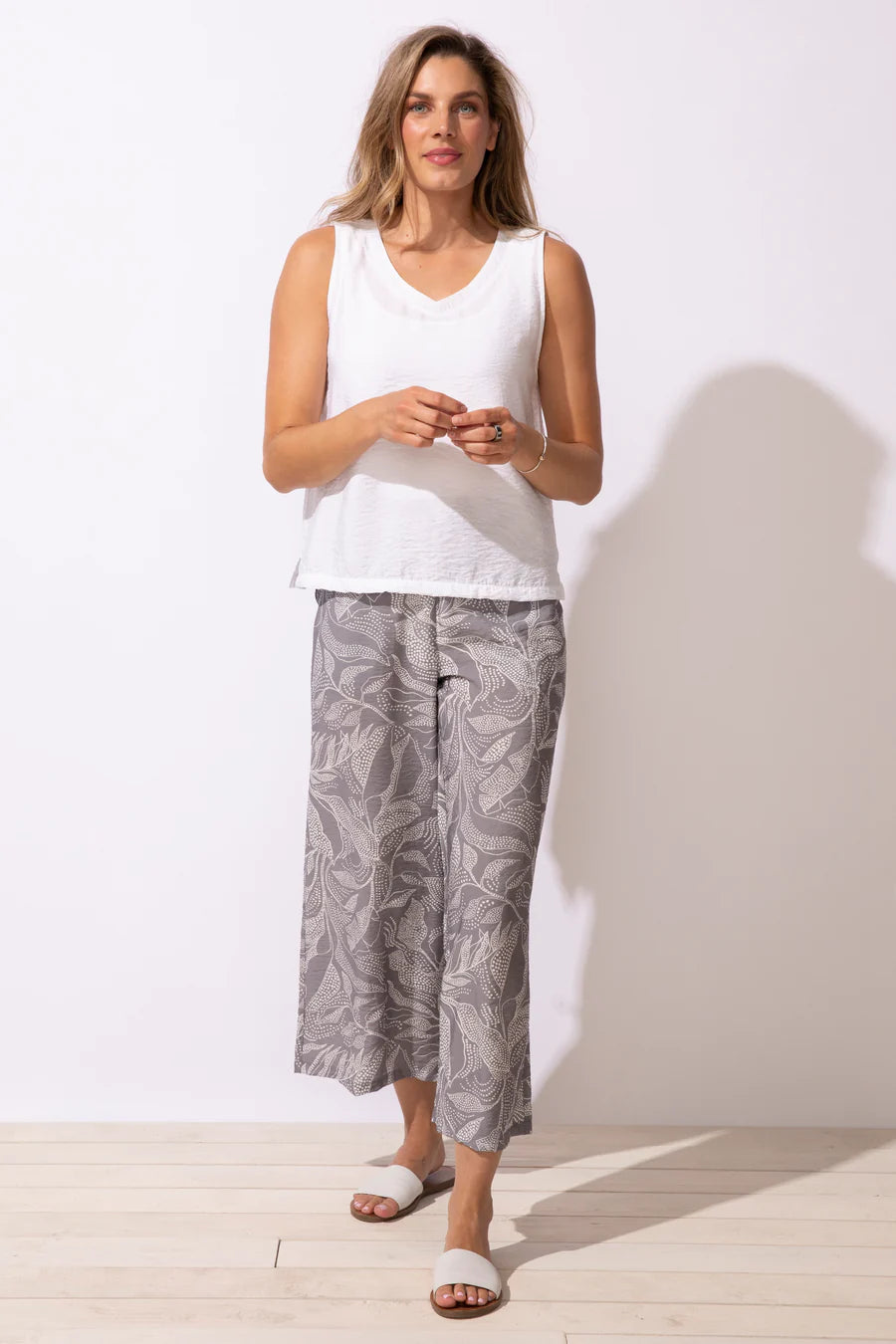 Escape Regatta Leaves Rayon Flood Pants