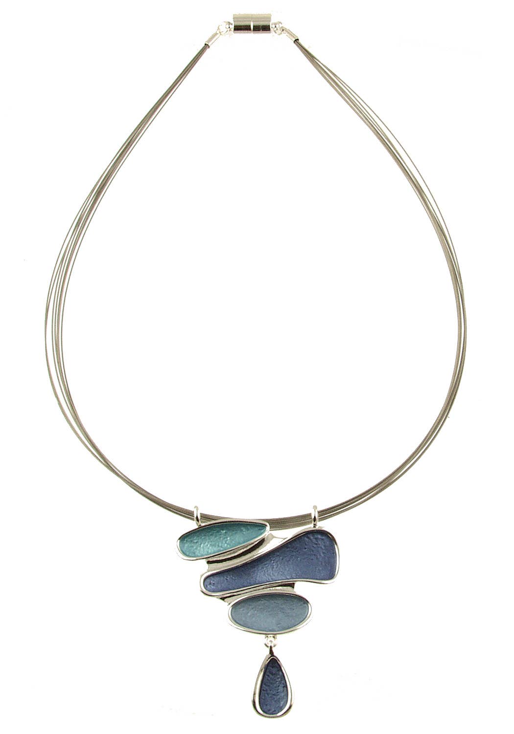 Layered Organic Shapes, Drop Pendant
