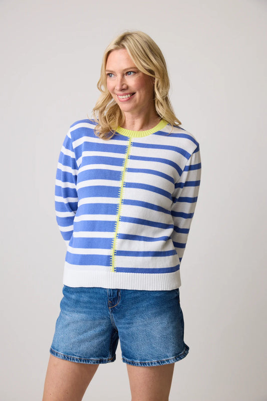 Parkhurst Adeline Stripe Lemongrass