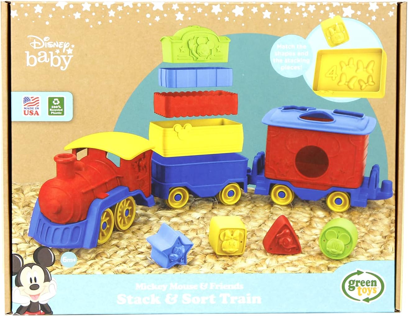Green Toys Mickey Mouse Train