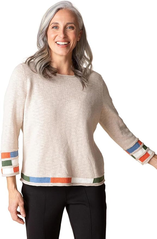 Habitat Mosaic Autumn Cotton Pullover