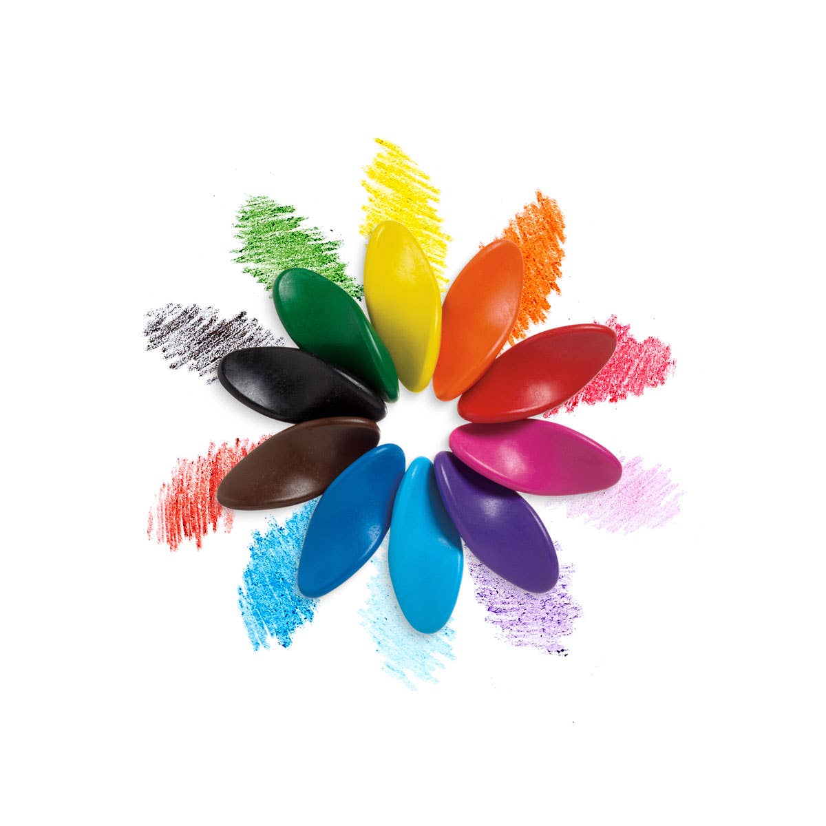 Left Right: Ergonomic Crayons (Set of 10)