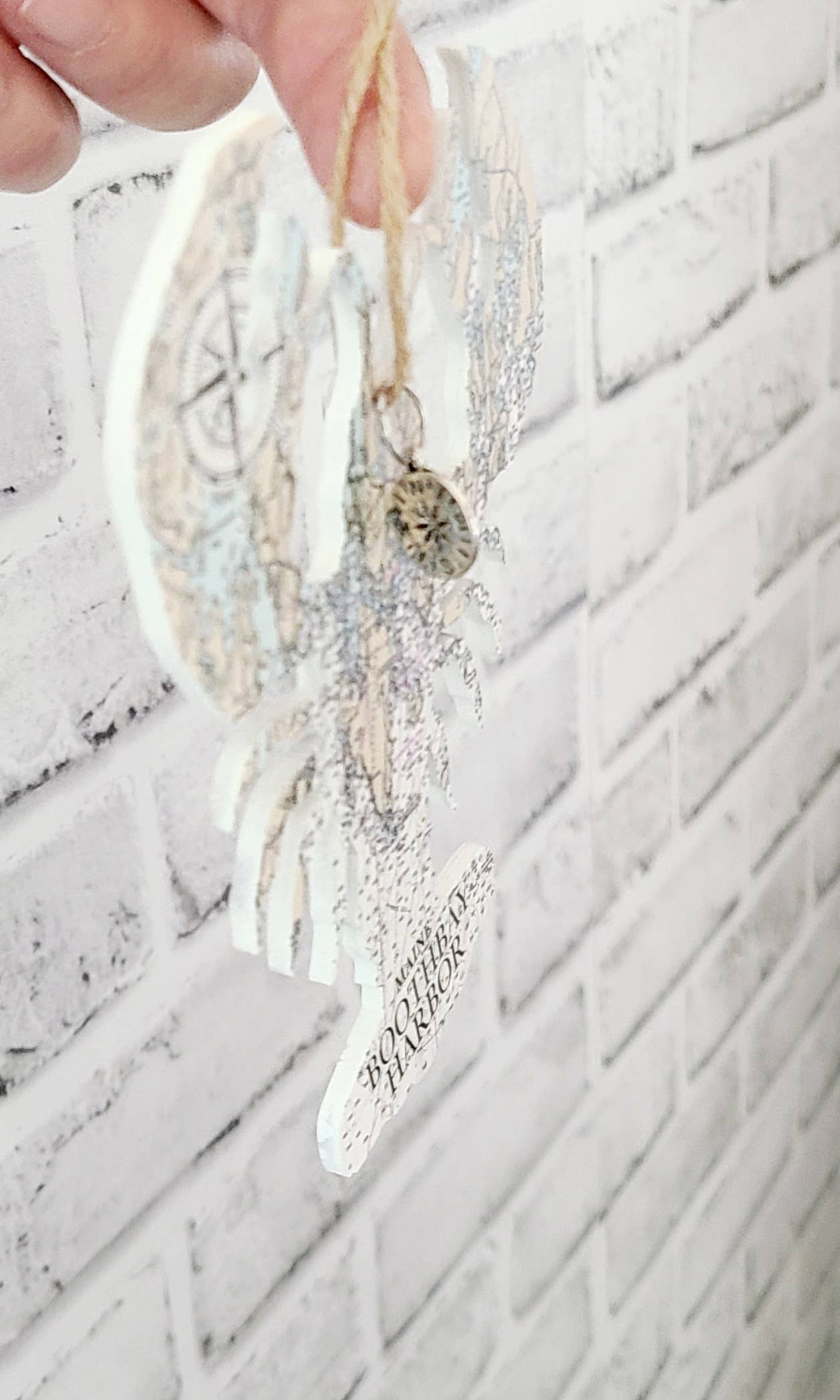 Ornament Wood Lobster Shaped - Branford CT