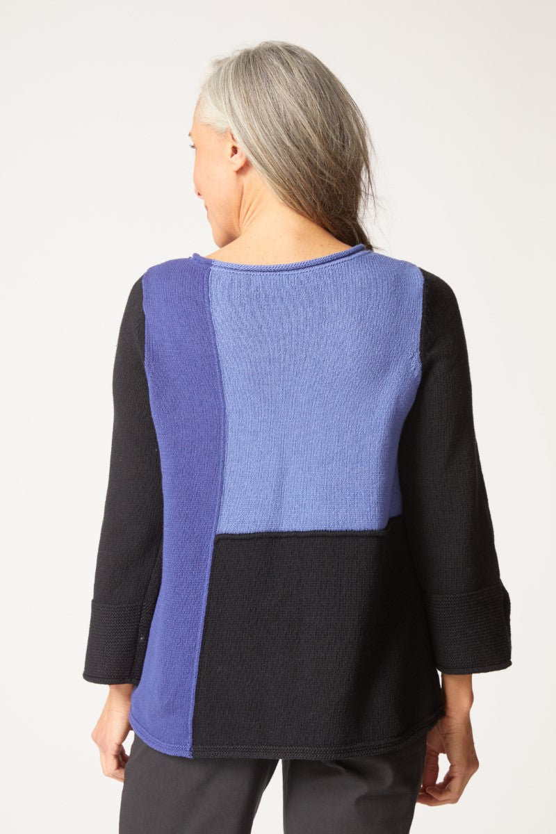 Habitat Seamed Pullover in Midnight