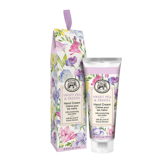 Michel Design Sweat Pea and Freesia Hand Cream