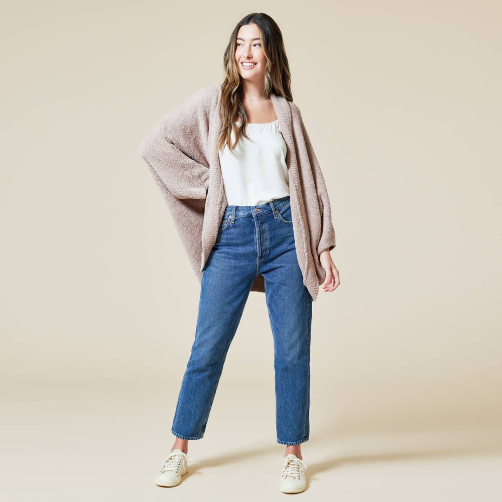 Soft & Cozy One Size Marshmallow Shrug
