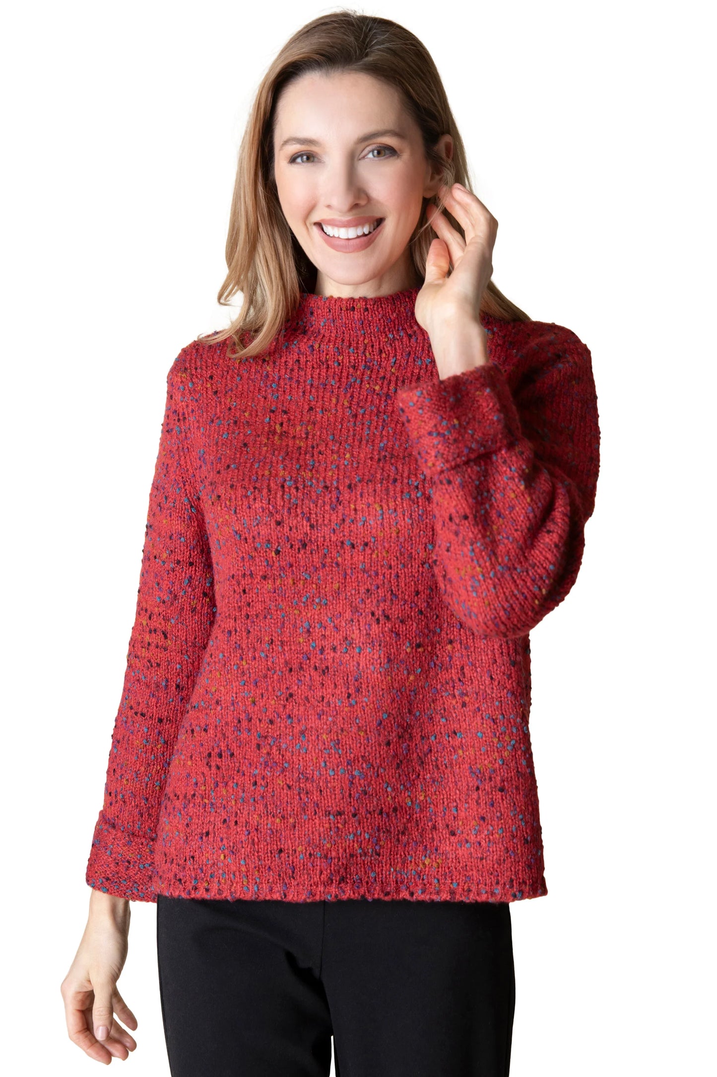 Habitat Funnel Neck Confetti Sweater