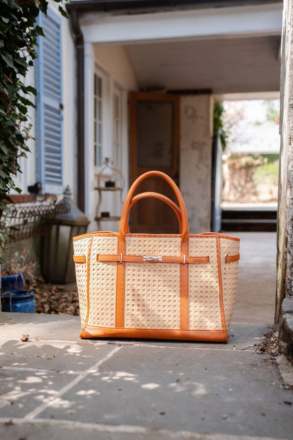 Palmer- Cane Tote Bag -WS