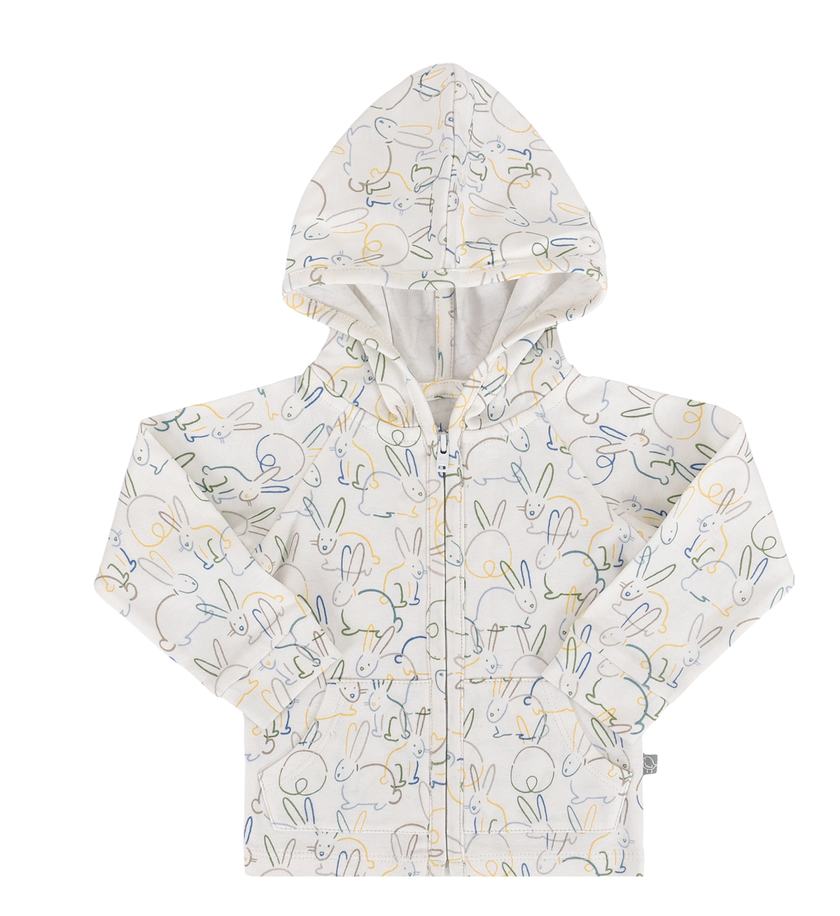 Baby and kid organic hoodie | bunnies organic