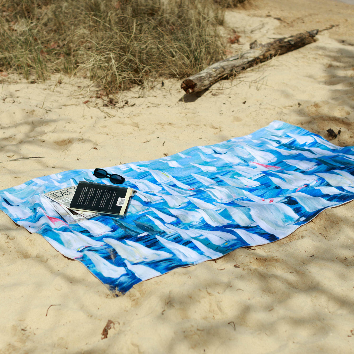 Oversized Beach Towel - Race Day