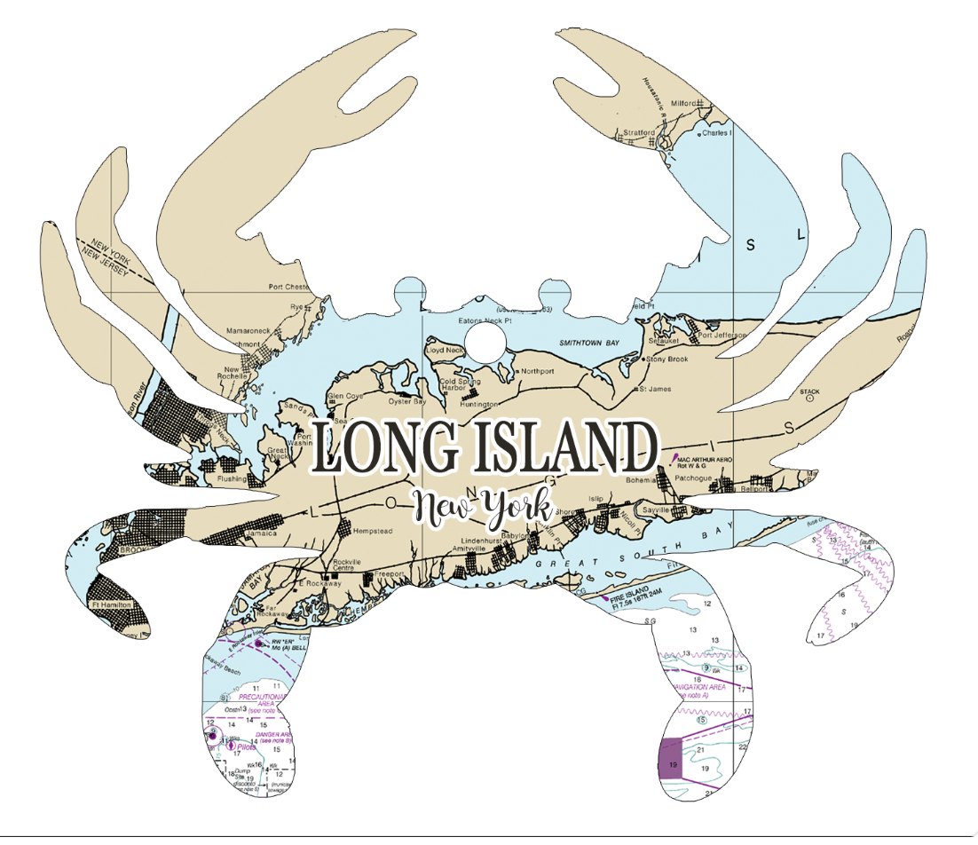 Map Mom Pawson  Crab Ornament