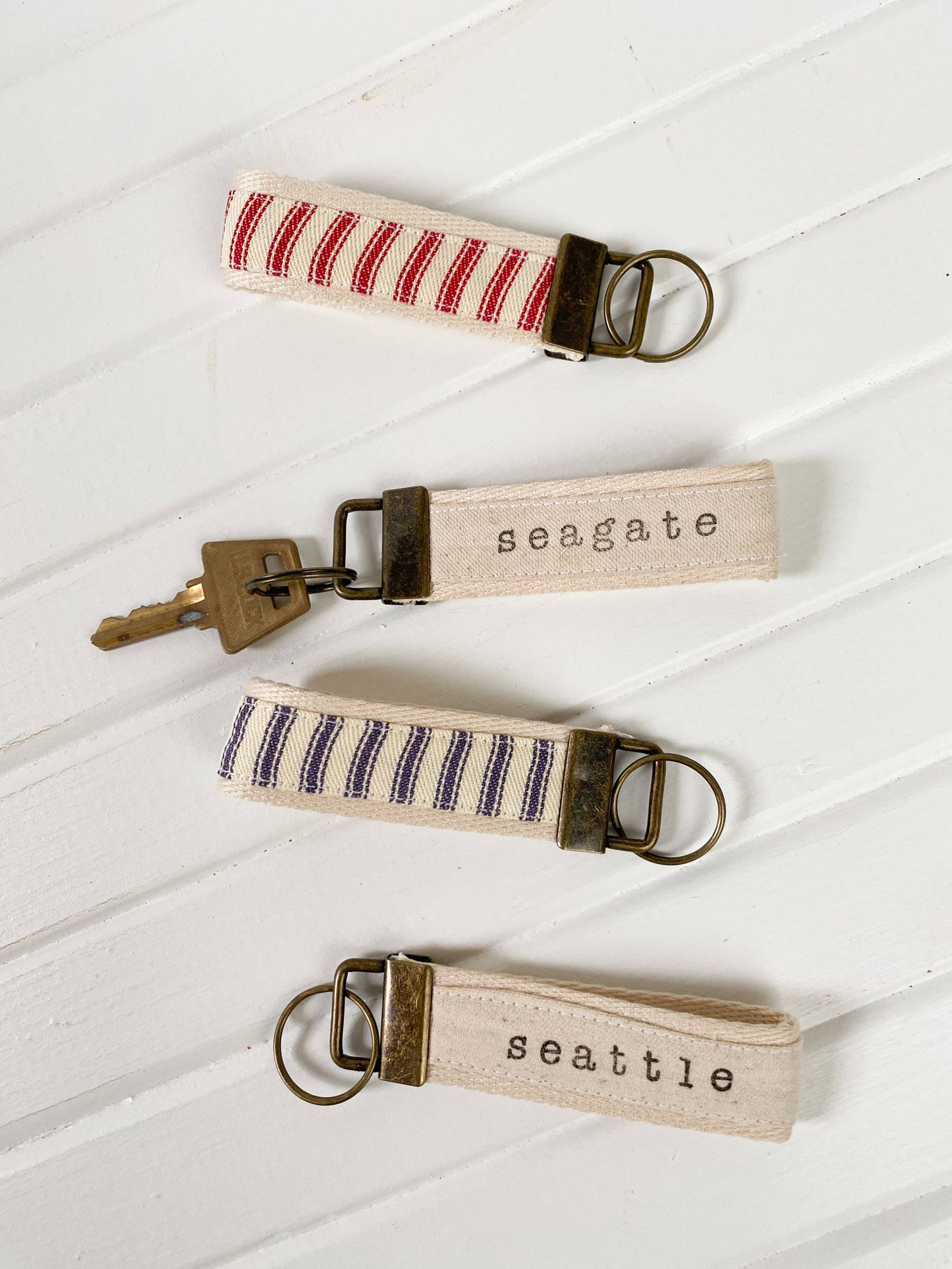 Branford Canvas Key Fobs