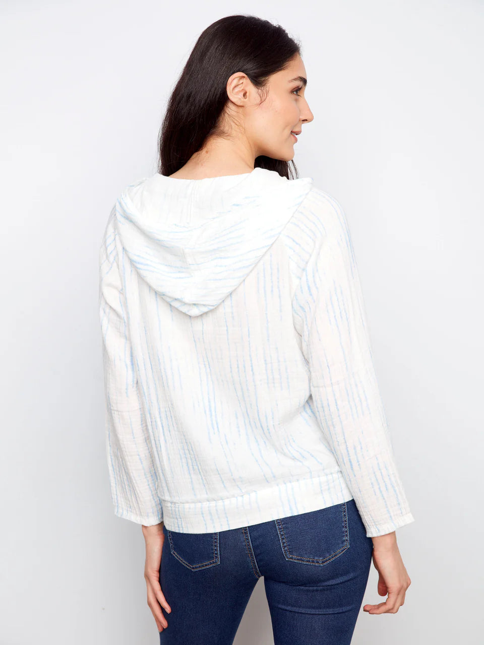 Charlie B Bubble Cotton Kangaroo Pocket Hoodie